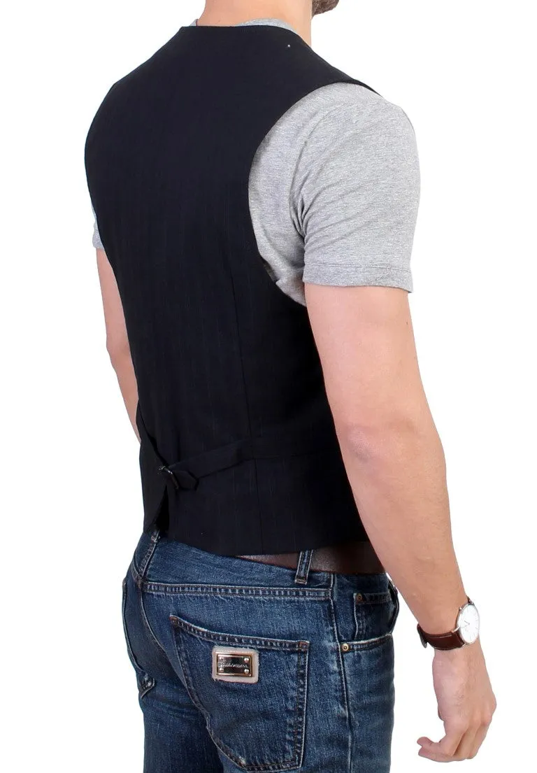 Costume National  striped cotton casual Men's vest