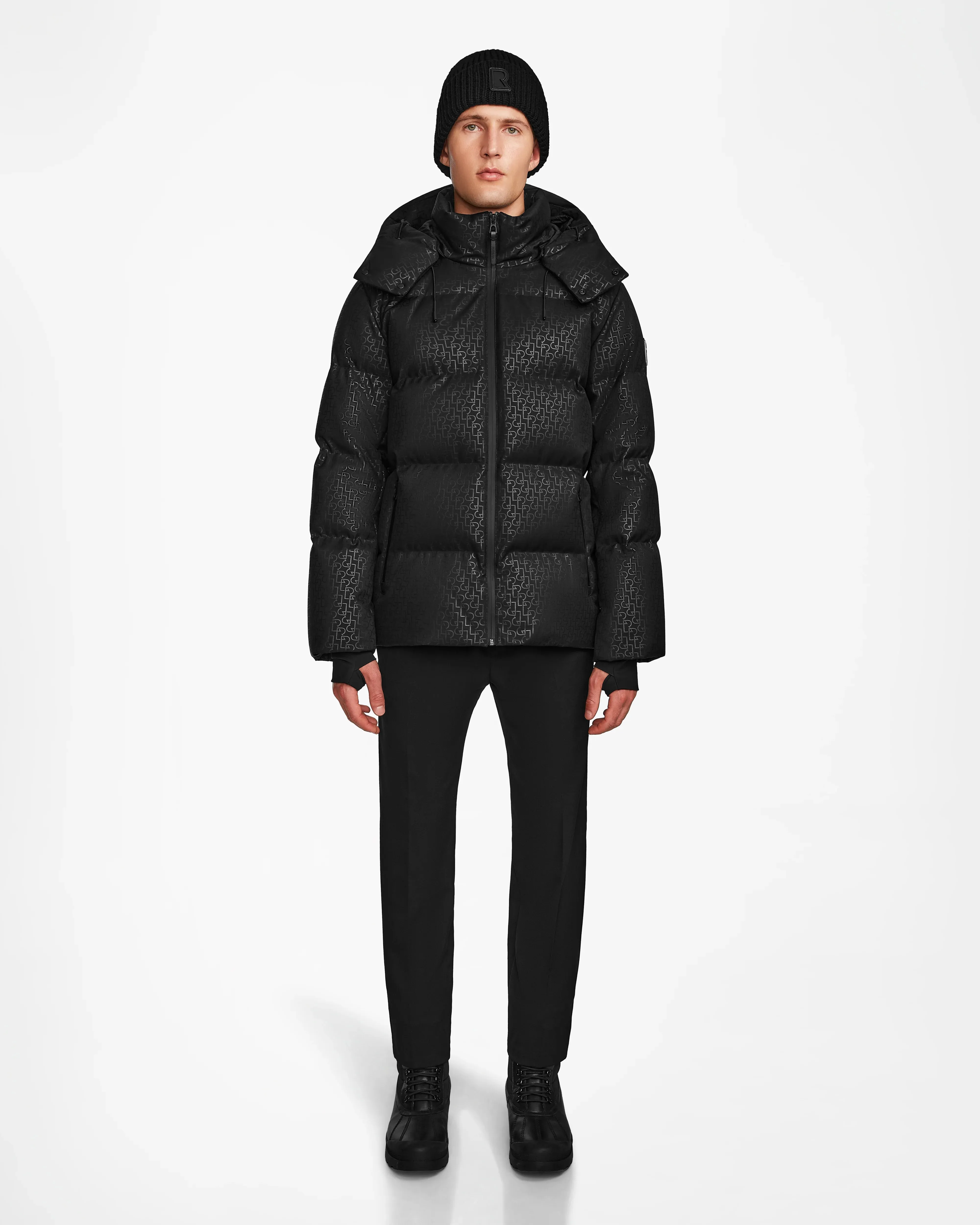 DANIEL J MEN'S MONOGRAM DOWN PUFFER