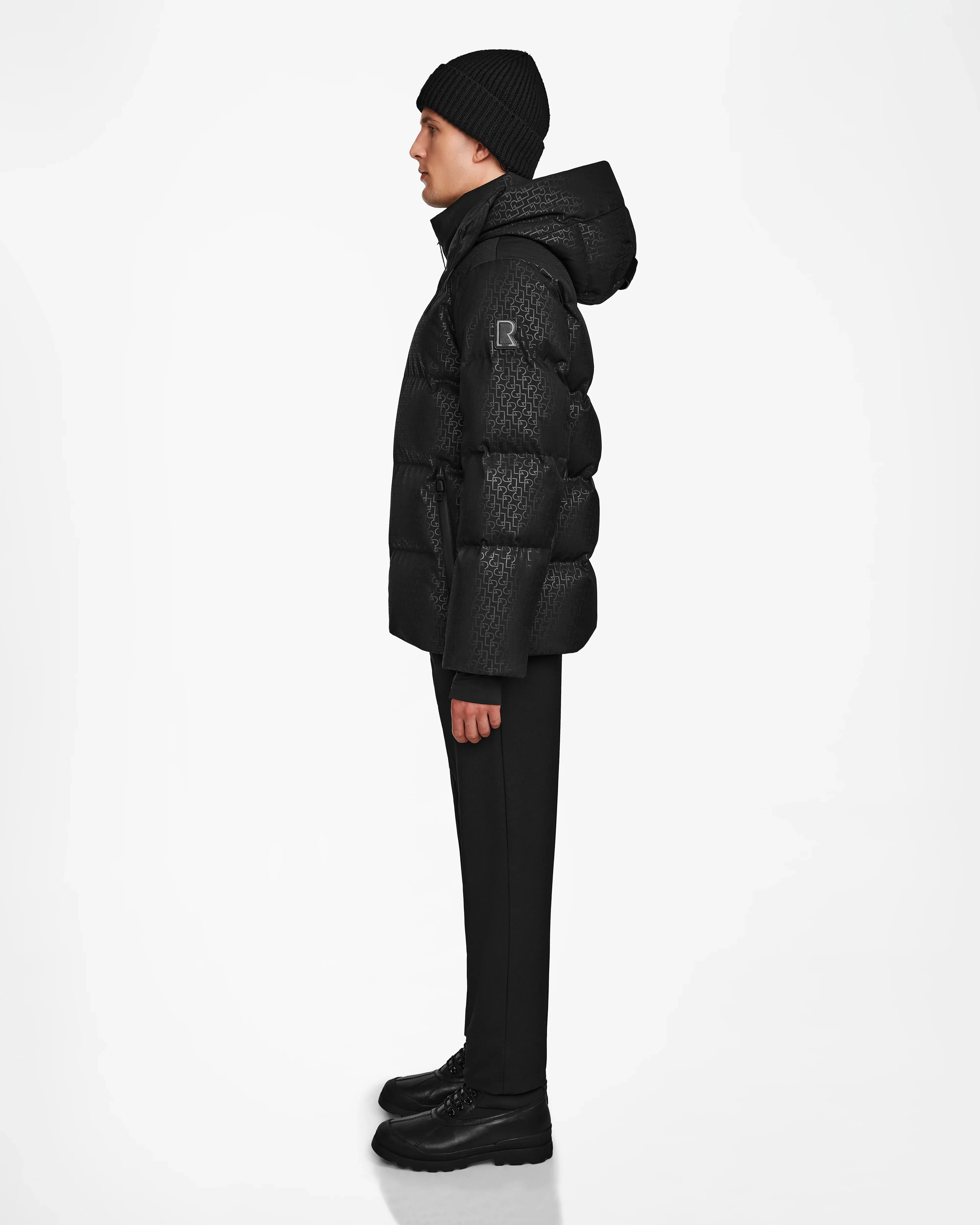 DANIEL J MEN'S MONOGRAM DOWN PUFFER
