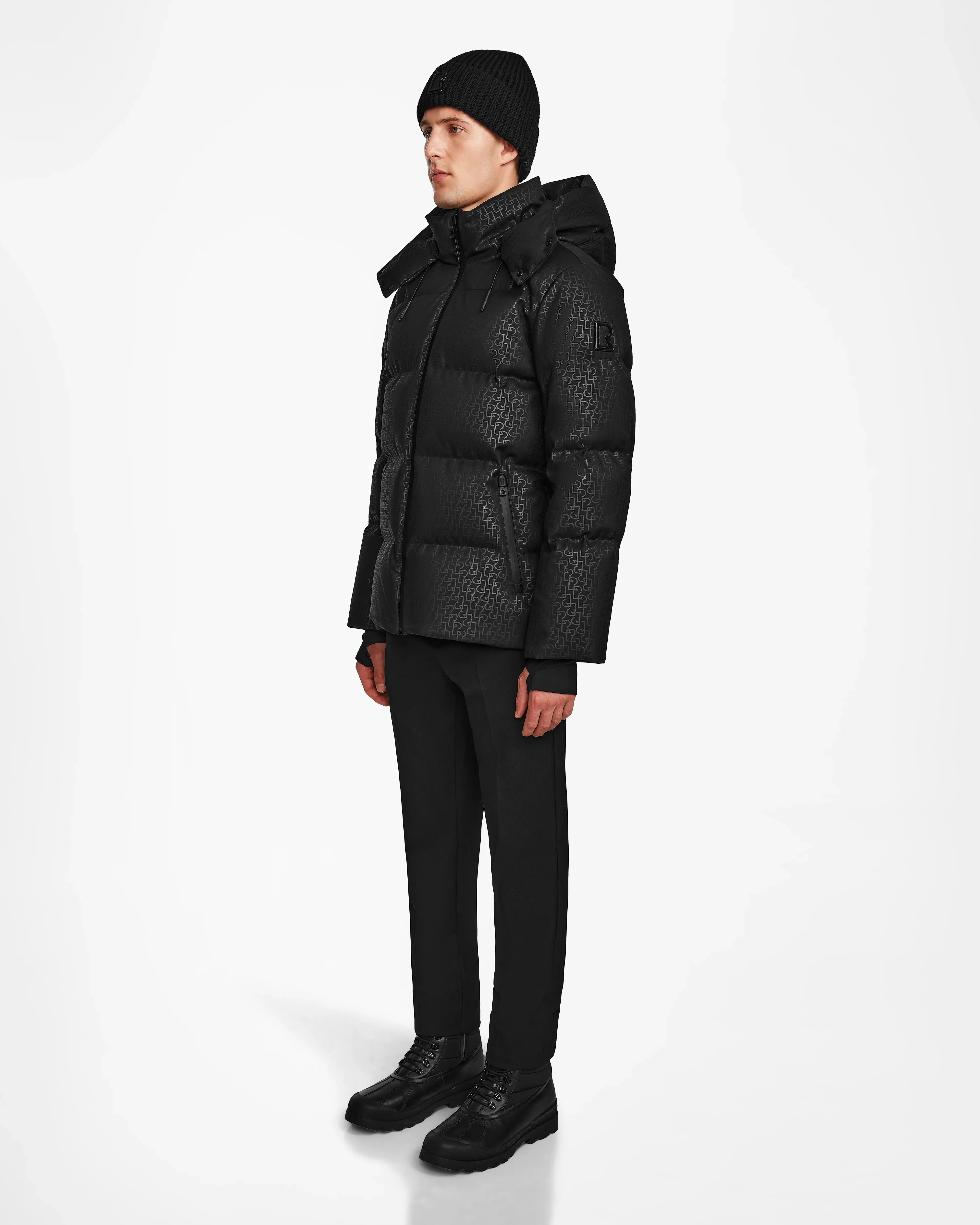 DANIEL J MEN'S MONOGRAM DOWN PUFFER