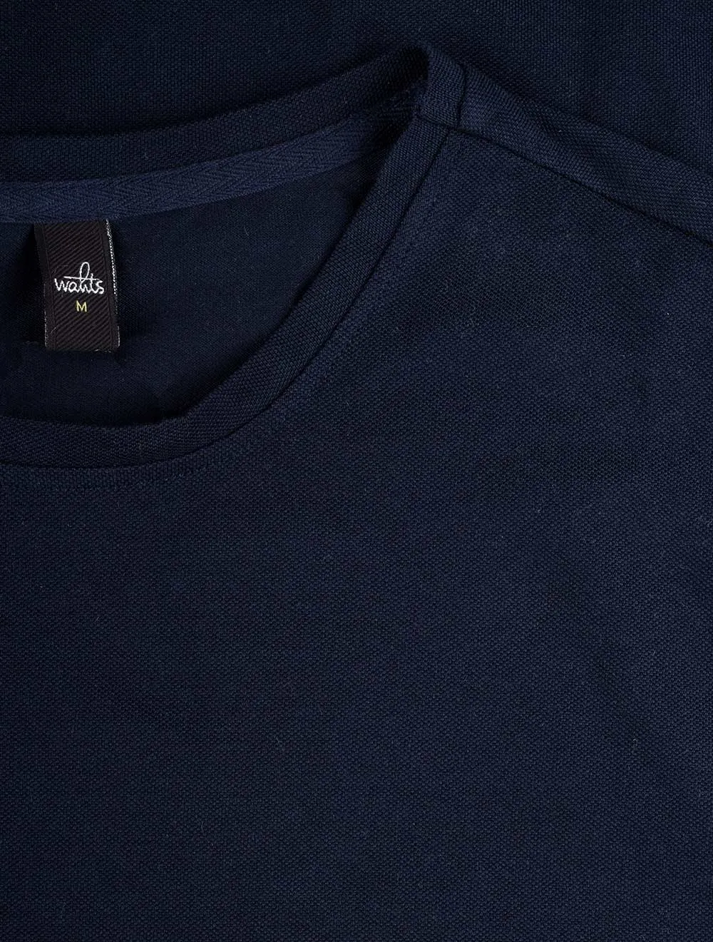 Dean Piqu�� T-Shirt Navy Blue