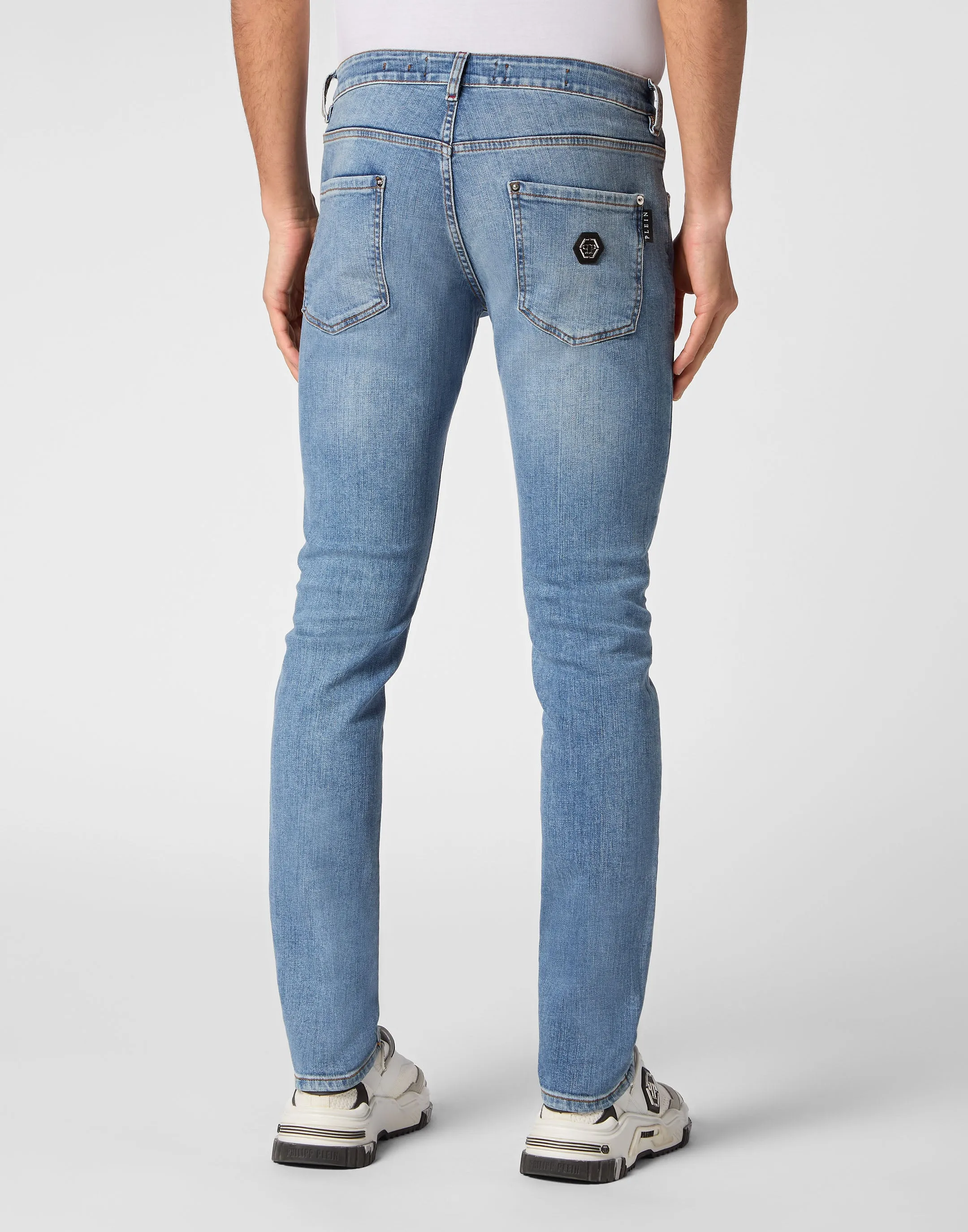 Denim Super Basic Straight Trousers