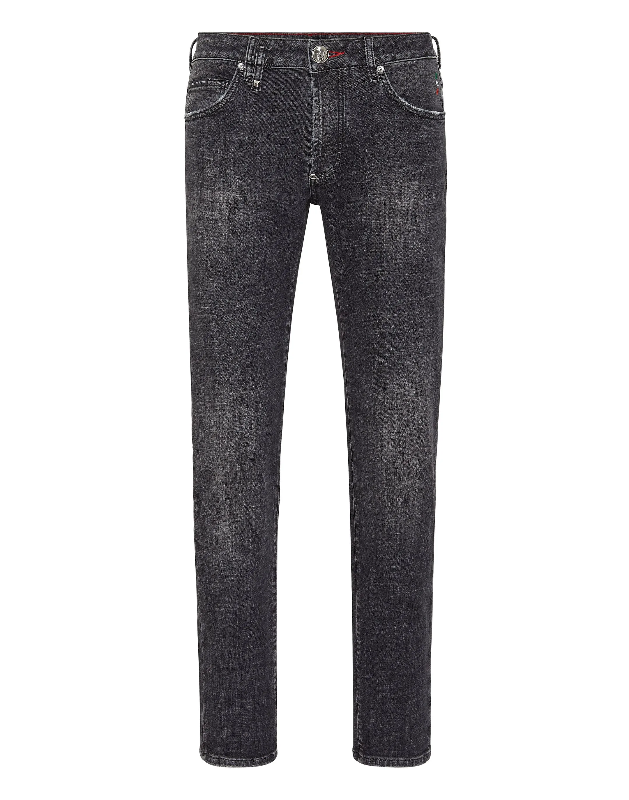 Denim Super Basic Straight Trousers