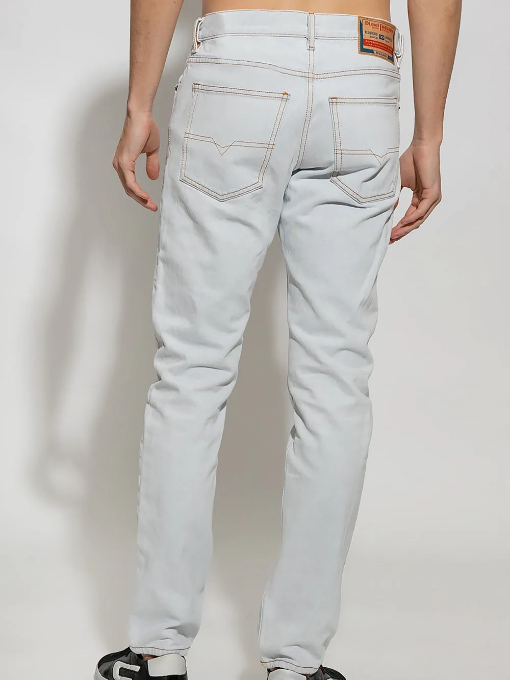 Diesel D-Sark Light Blue Straight-Leg Denim Jeans