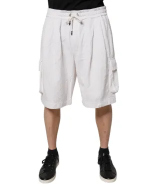 Dolce & Gabbana Cotton Cargo Bermuda SweatMen's Men's Shorts