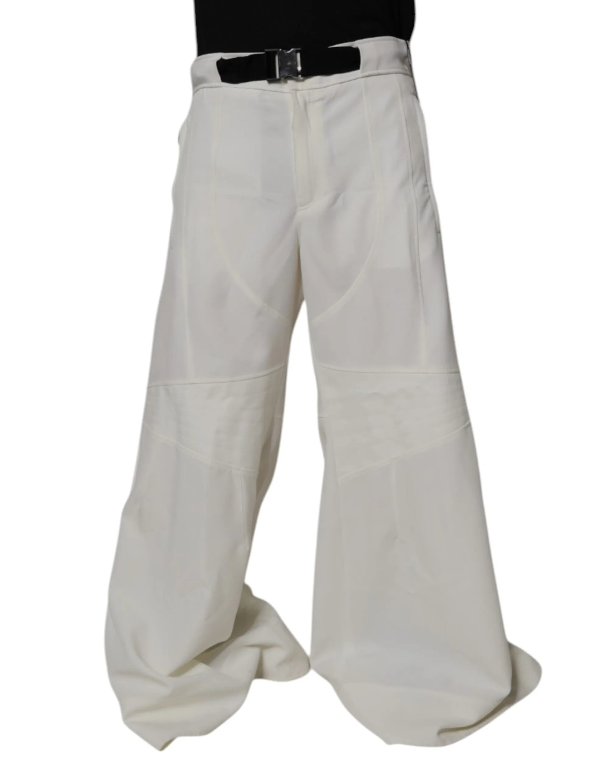 Dolce & Gabbana Mid Waist Wide Leg Men's Pants