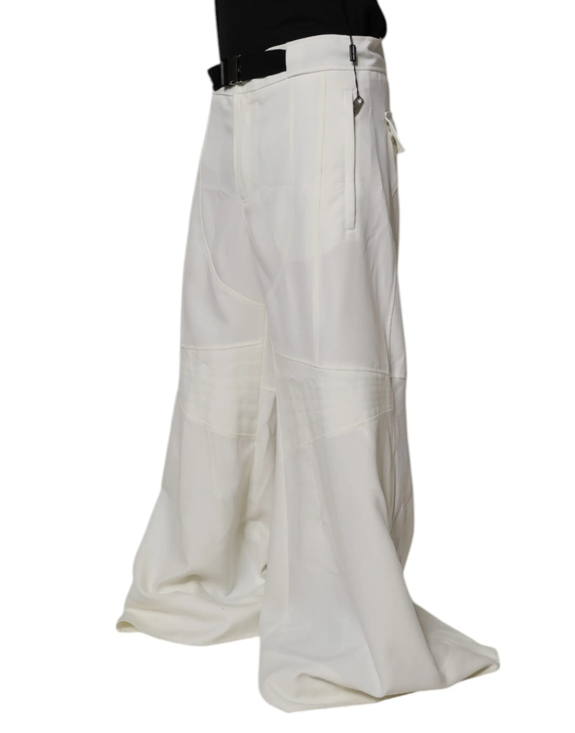 Dolce & Gabbana Mid Waist Wide Leg Men's Pants