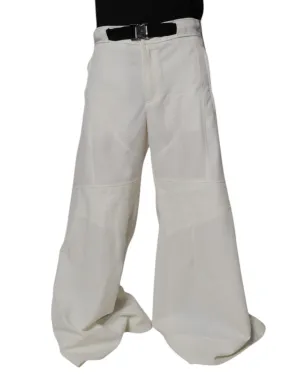 Dolce & Gabbana Mid Waist Wide Leg Men's Pants