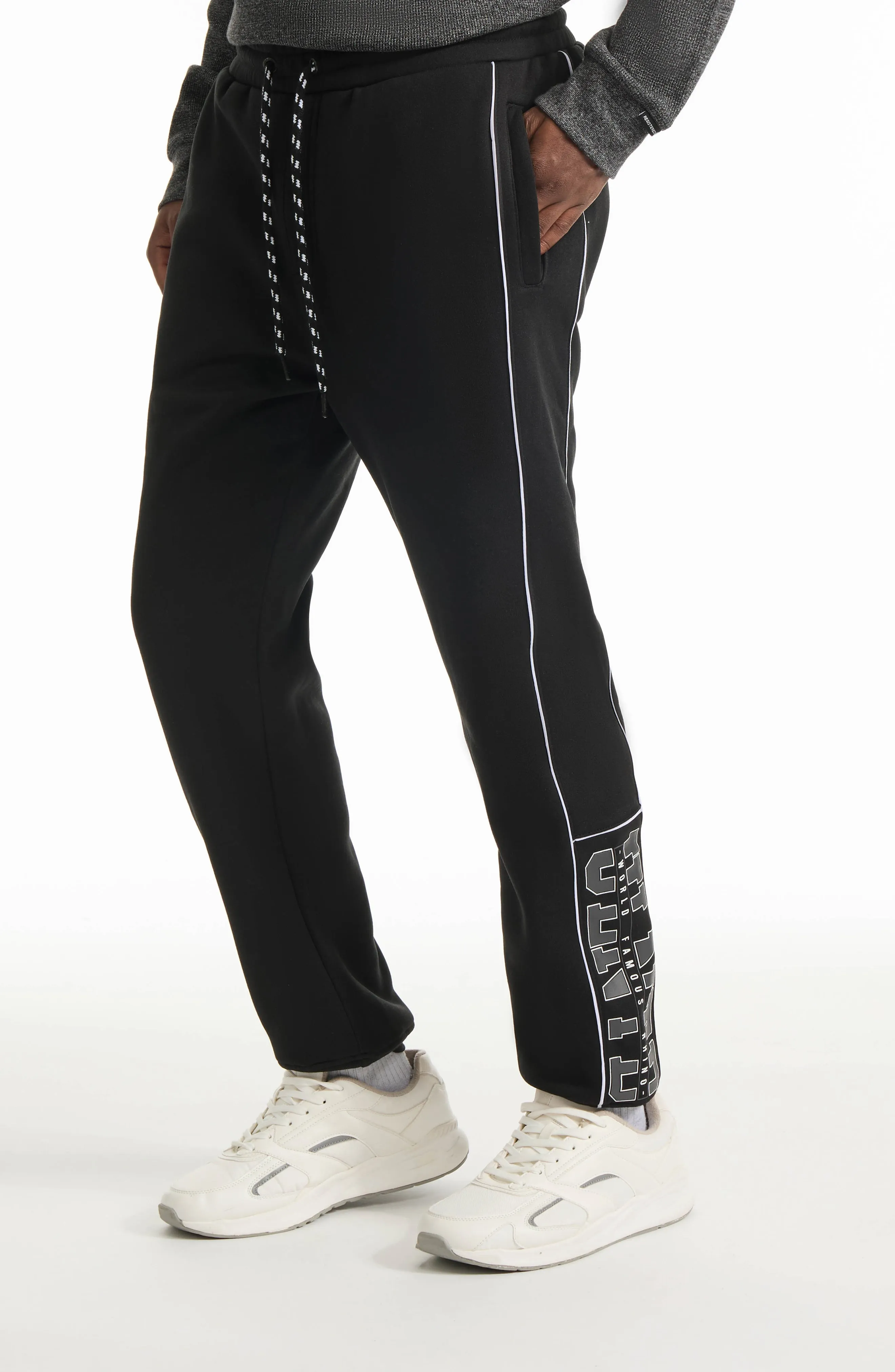 Ecko Unltd. Men's Fence Line Knit Jogger
