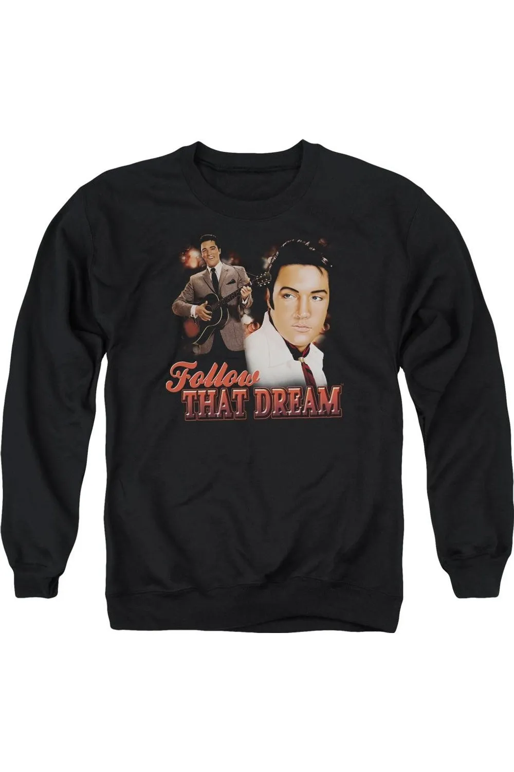 Elvis Presley Follow That Dream Adult Crewneck Sweatshirt