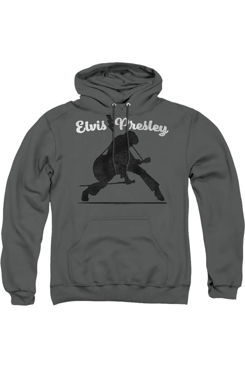 Elvis Presley Overprint Adult Pull Over Hoodie
