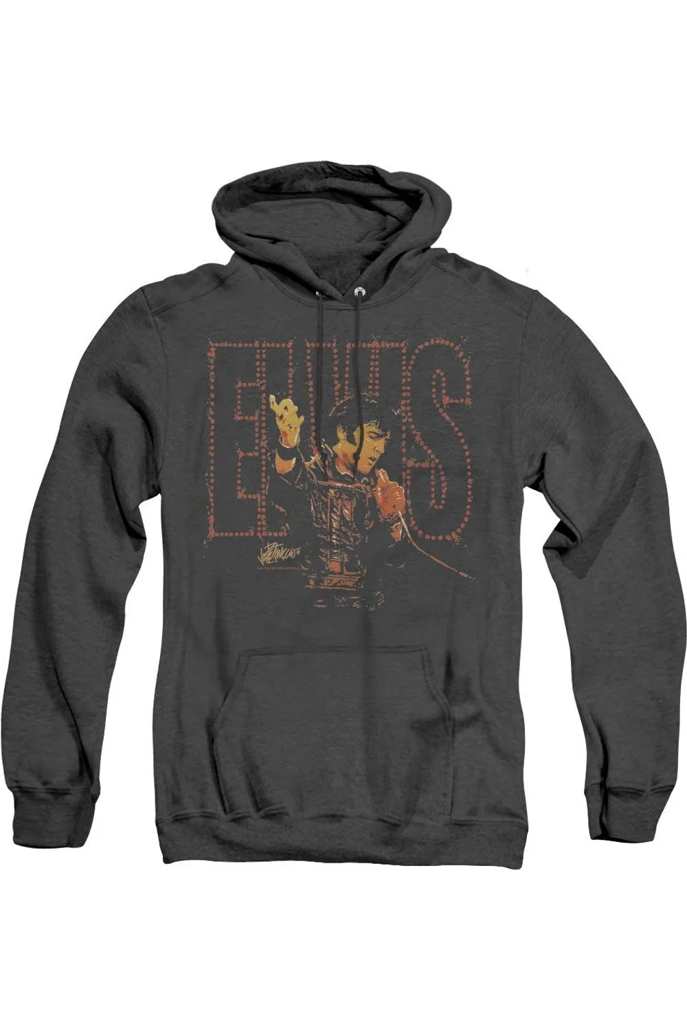 Elvis Presley Take My Hand Adult Heather Hoodie