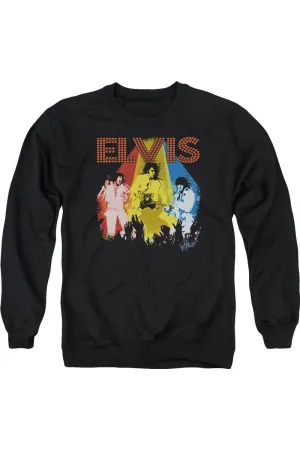Elvis Presley Vegas Remembered Adult Crewneck Sweatshirt