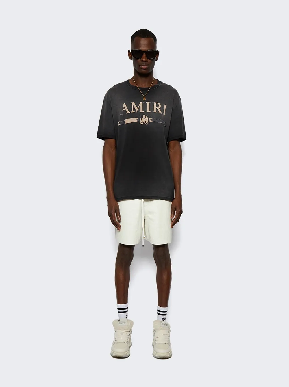 Embossed Crocodile Shorts