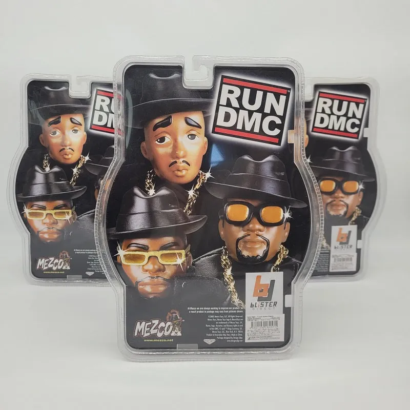 ETTV 2002 Mezco Run DMC Jay RIP JMJ Black Down Jacket Japan Exclusive Set