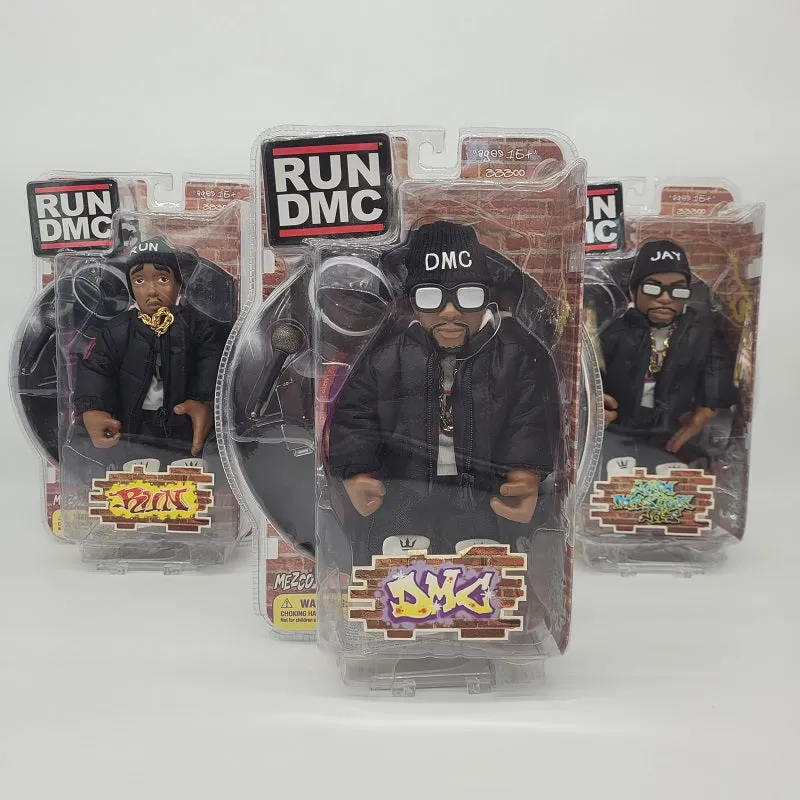 ETTV 2002 Mezco Run DMC Jay RIP JMJ Black Down Jacket Japan Exclusive Set