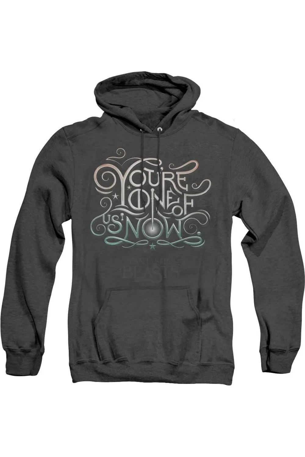 Fantastic Beasts One Of Us Adult Heather Hoodie / Hooded Sweatshirt