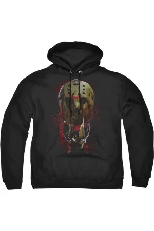Freddy Vs Jason Mask And Claws Adult Pull Over Hoodie / Hooded Sweatshirt