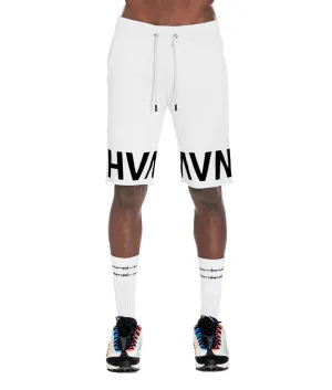French Terry Sweat Short In White