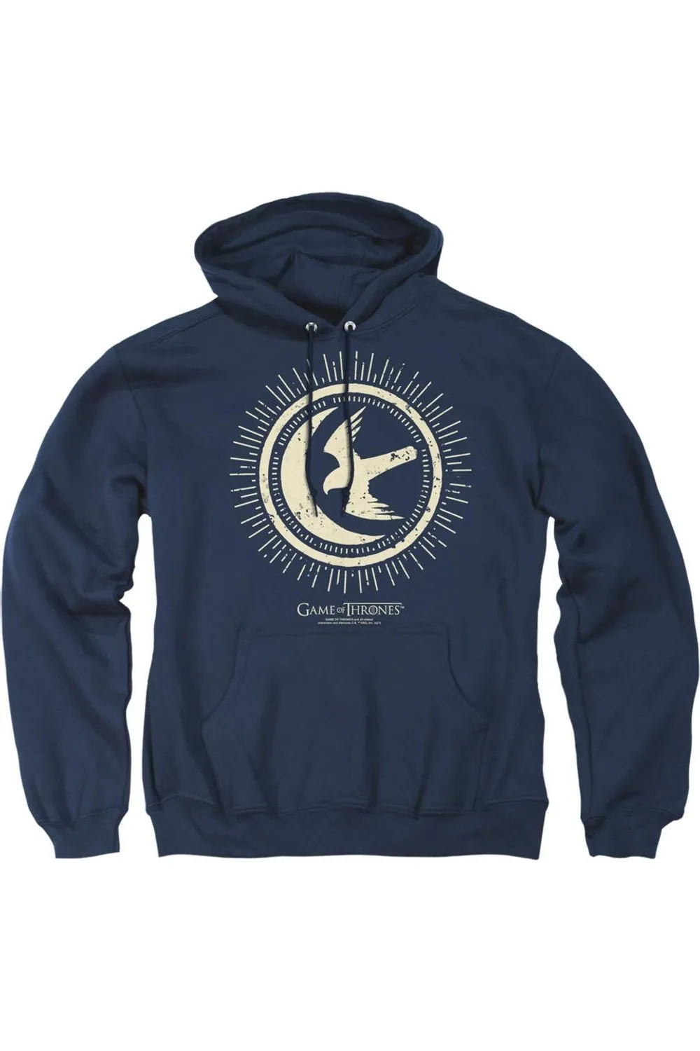 Game Of Thrones Arryn Burst Sigil Adult Pull Over Hoodie / Hooded Sweatshirt