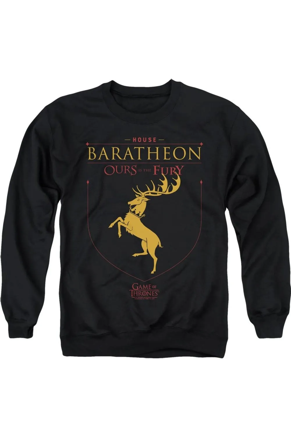 Game Of Thrones House Baratheon Sigil Adult Crewneck Sweatshirt