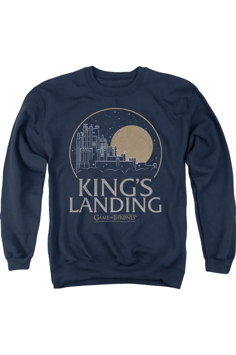 Game Of Thrones Kings Landing Adult Crewneck Sweatshirt