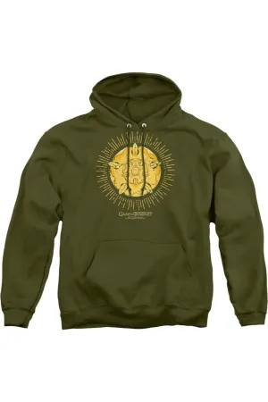 Game Of Thrones Tyrell Burst Logo Adult Pull Over Hoodie / Hooded Sweatshirt