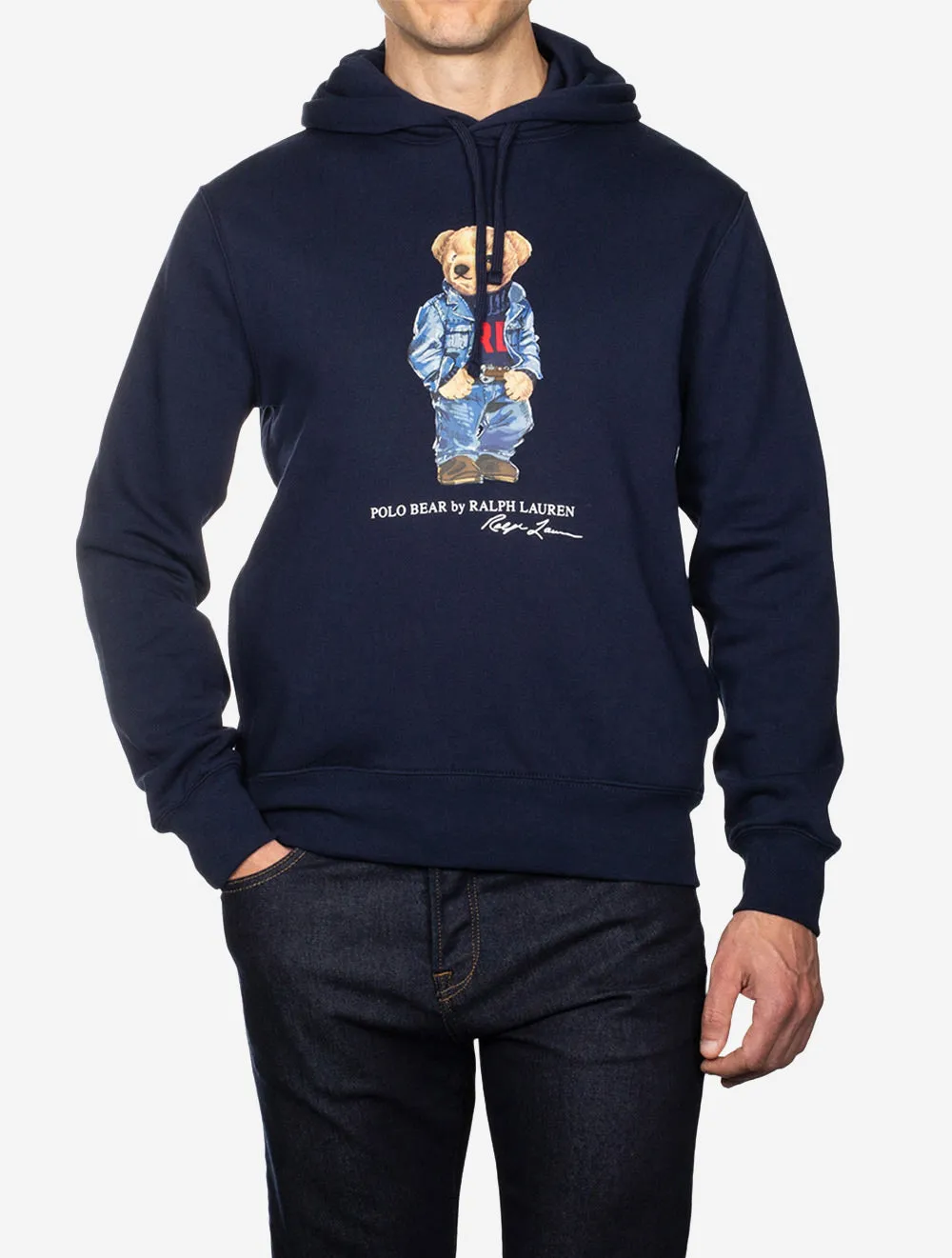 Graphic Fleece Hoodie Cruise Navy