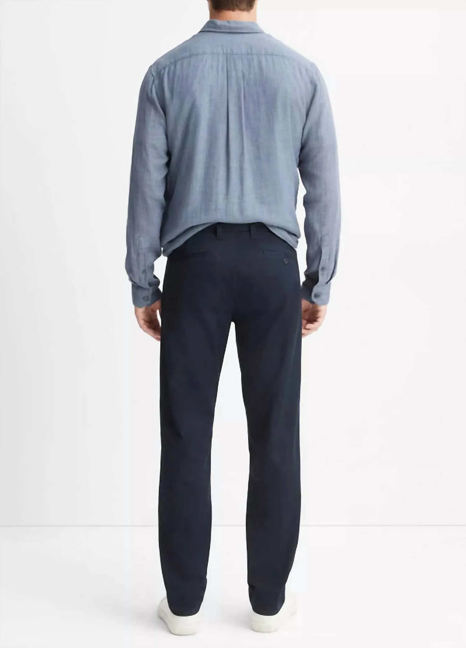 Griffith Chino Cotton Twill Pant In Coastal