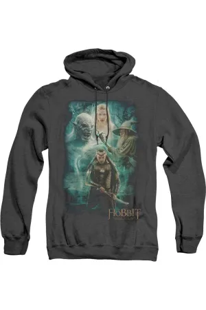Hobbit Elronds Crew Adult Heather Hoodie / Hooded Sweatshirt