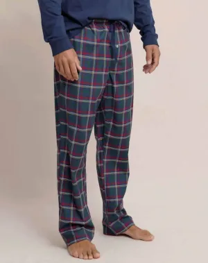 Holiday Tartan Lounge Pant In Dress Blue