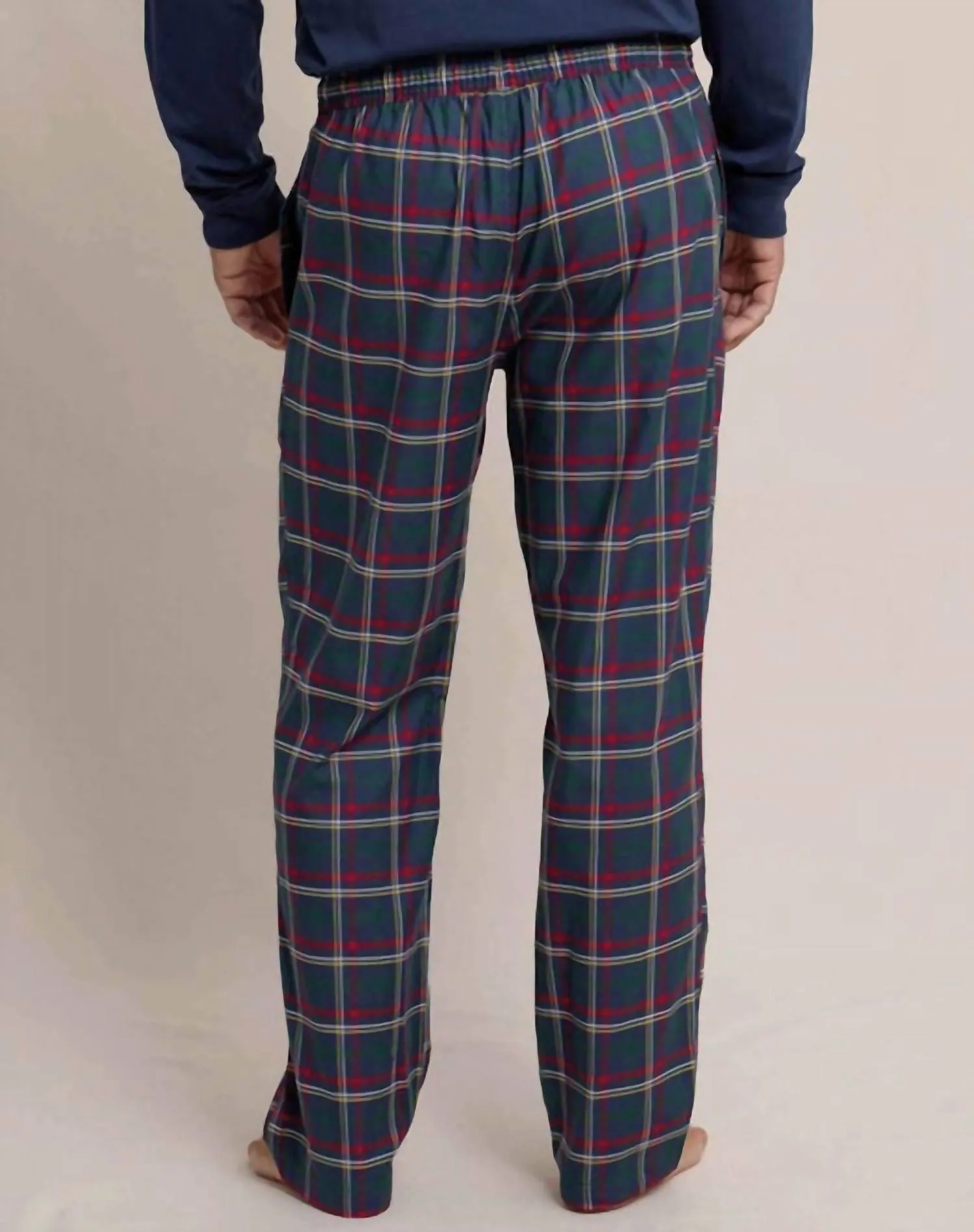 Holiday Tartan Lounge Pant In Dress Blue