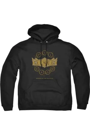 House Of The Dragon Crown Adult Pull Over Hoodie / Hooded Sweatshirt