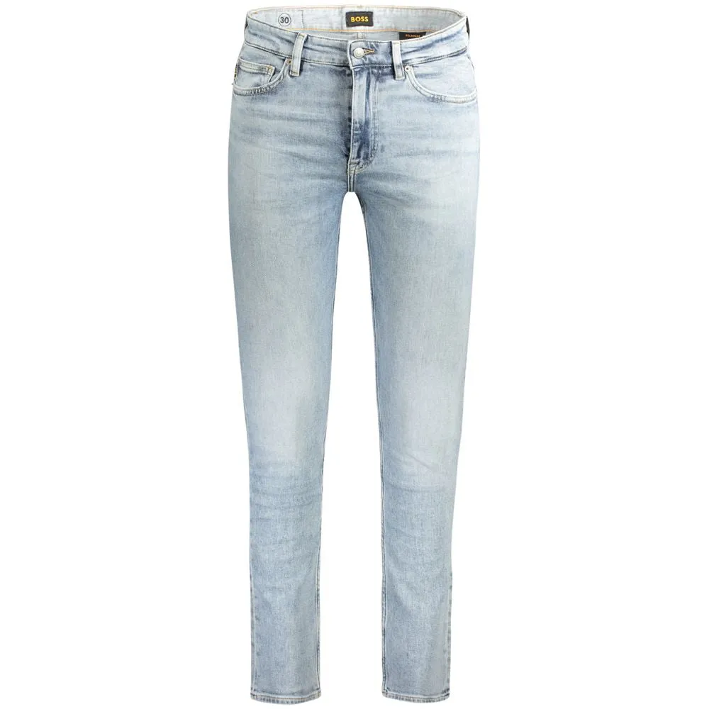 Hugo Boss blue Cotton Jeans & Men's Pant