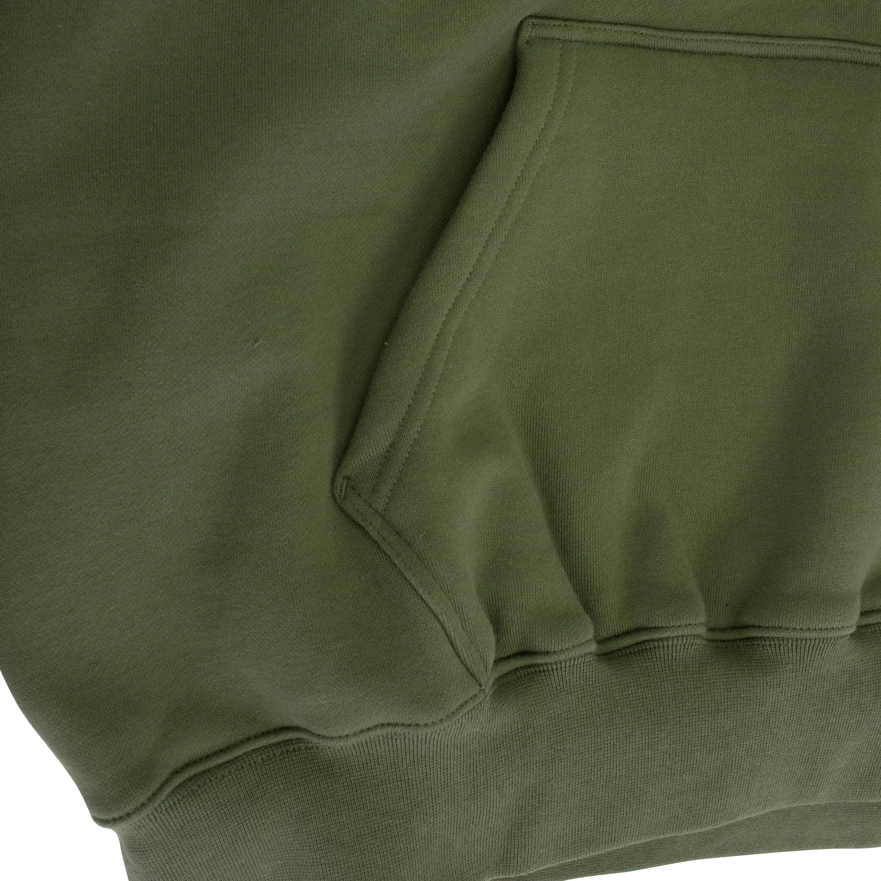 HWT FLEECE PO HOODY GREEN HOODIES & SWEATSHIRTS
