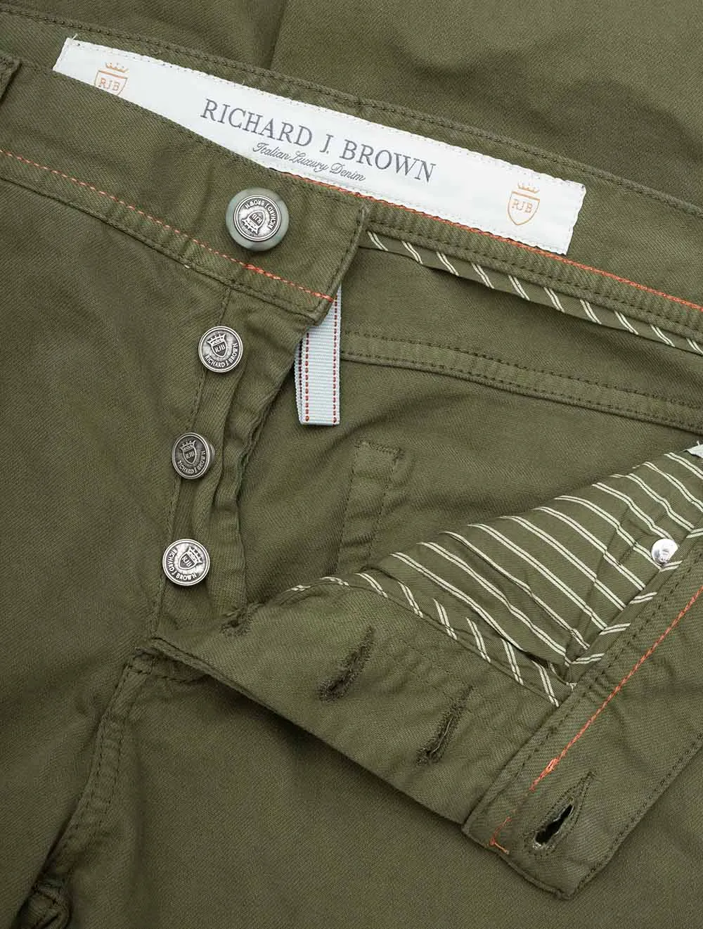 Icon Daily Comfort Jean Oil Green