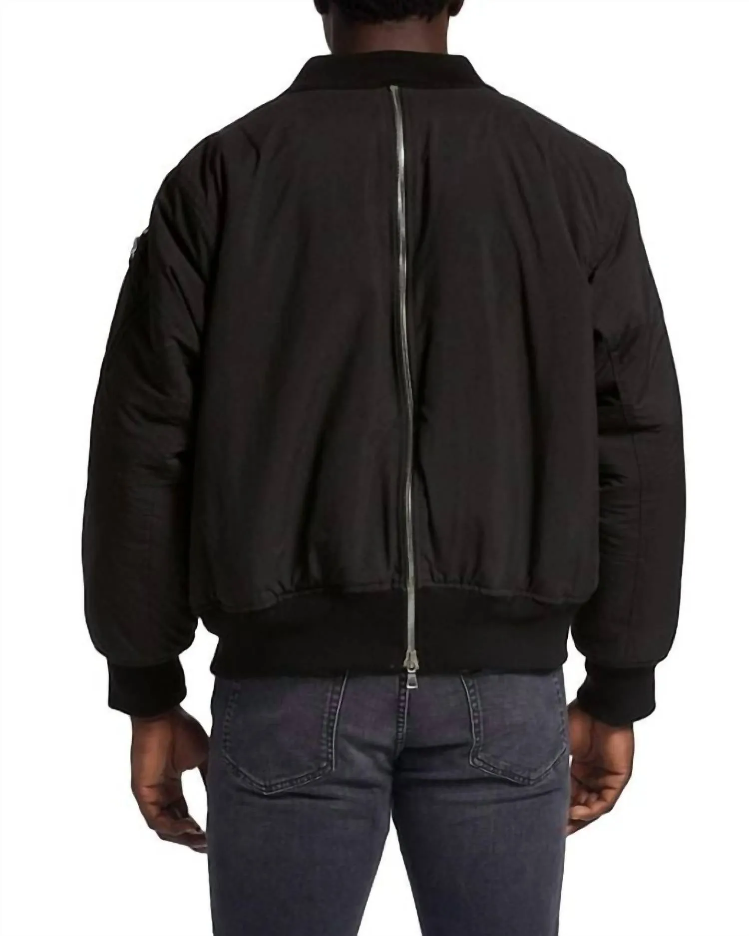 Issac Bomber Jacket In Black