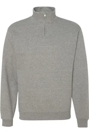 JERZEES Nublend Cadet Collar Quarter-Zip Sweatshirt