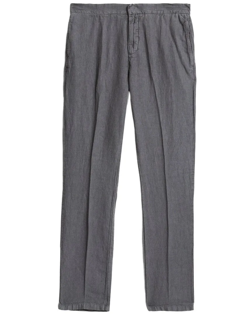 John Varvatos Sal Side Seam Pocket Linen-Blend Pant