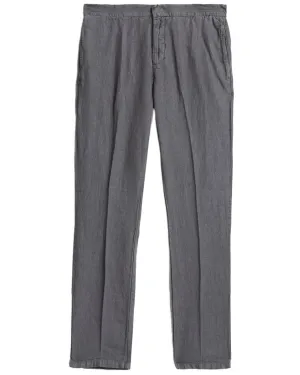 John Varvatos Sal Side Seam Pocket Linen-Blend Pant