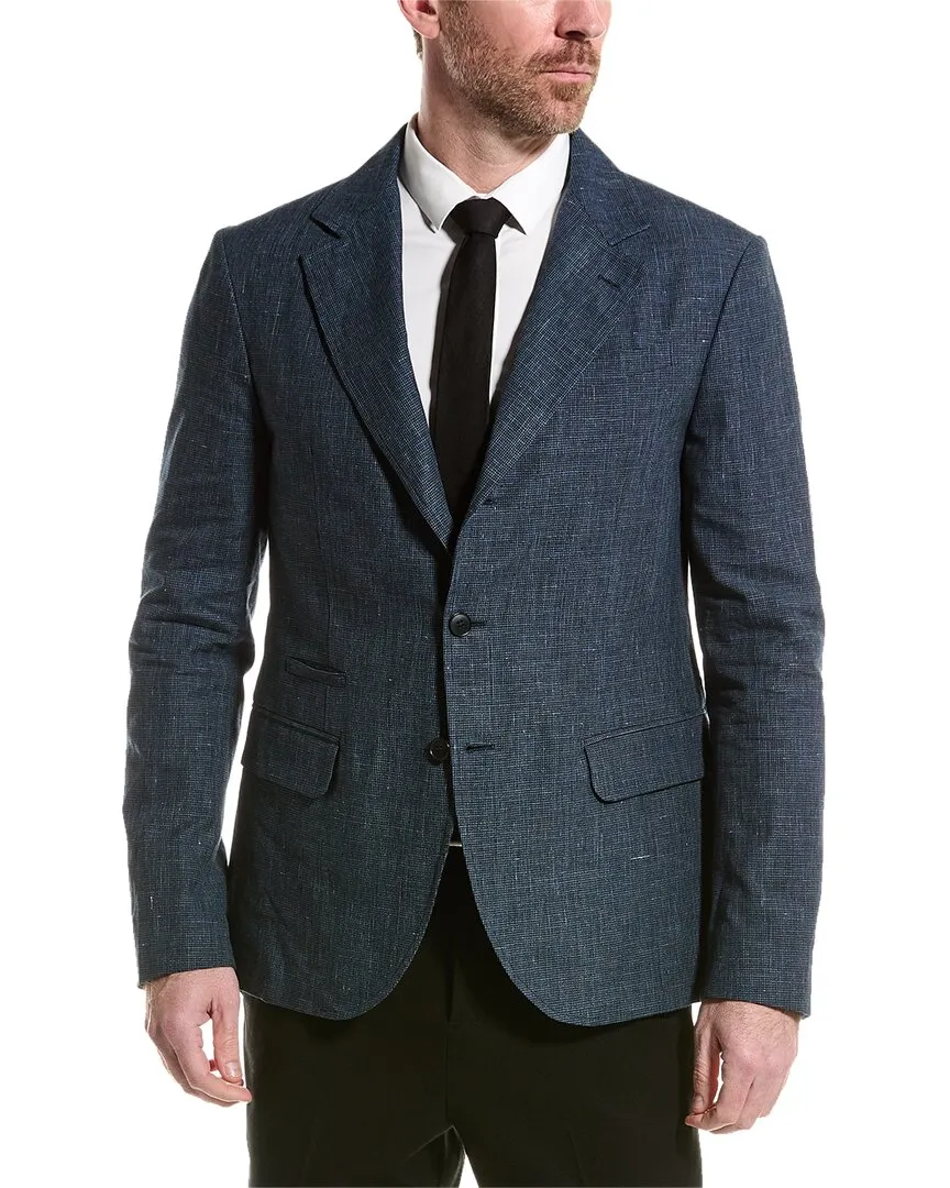 John Varvatos Slim Fit Linen-Blend Jacket