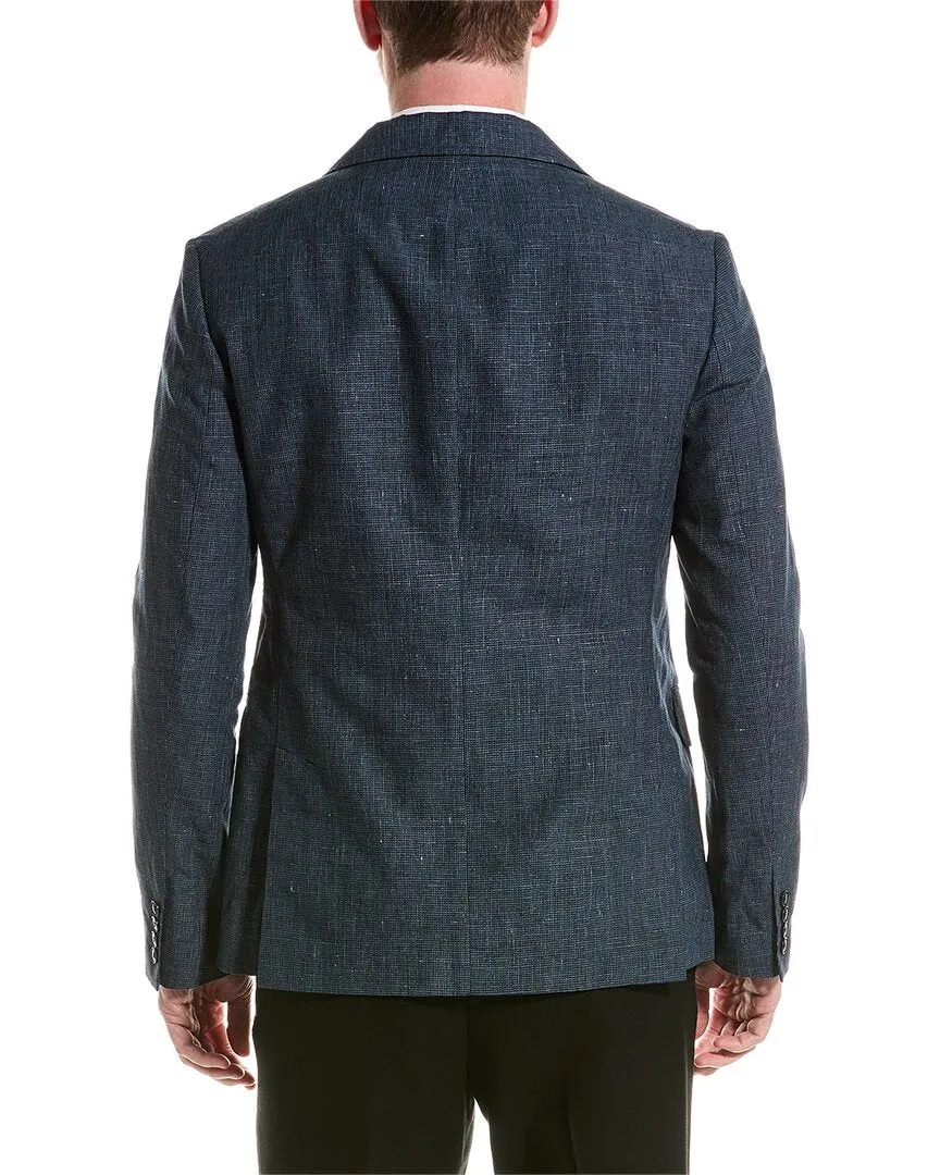 John Varvatos Slim Fit Linen-Blend Jacket