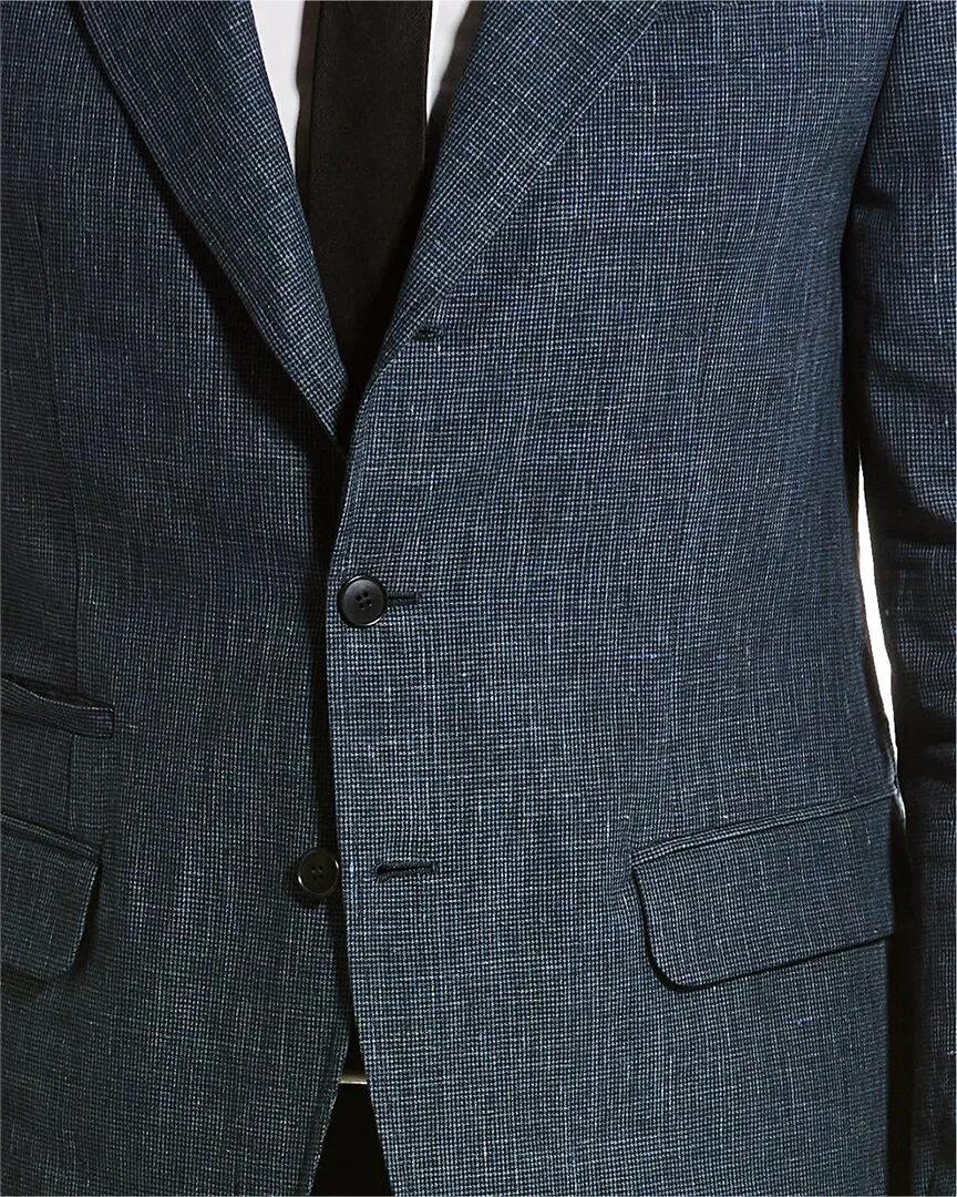 John Varvatos Slim Fit Linen-Blend Jacket