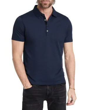 John Varvatos Vestry Regular Fit Wool-Blend Polo Shirt