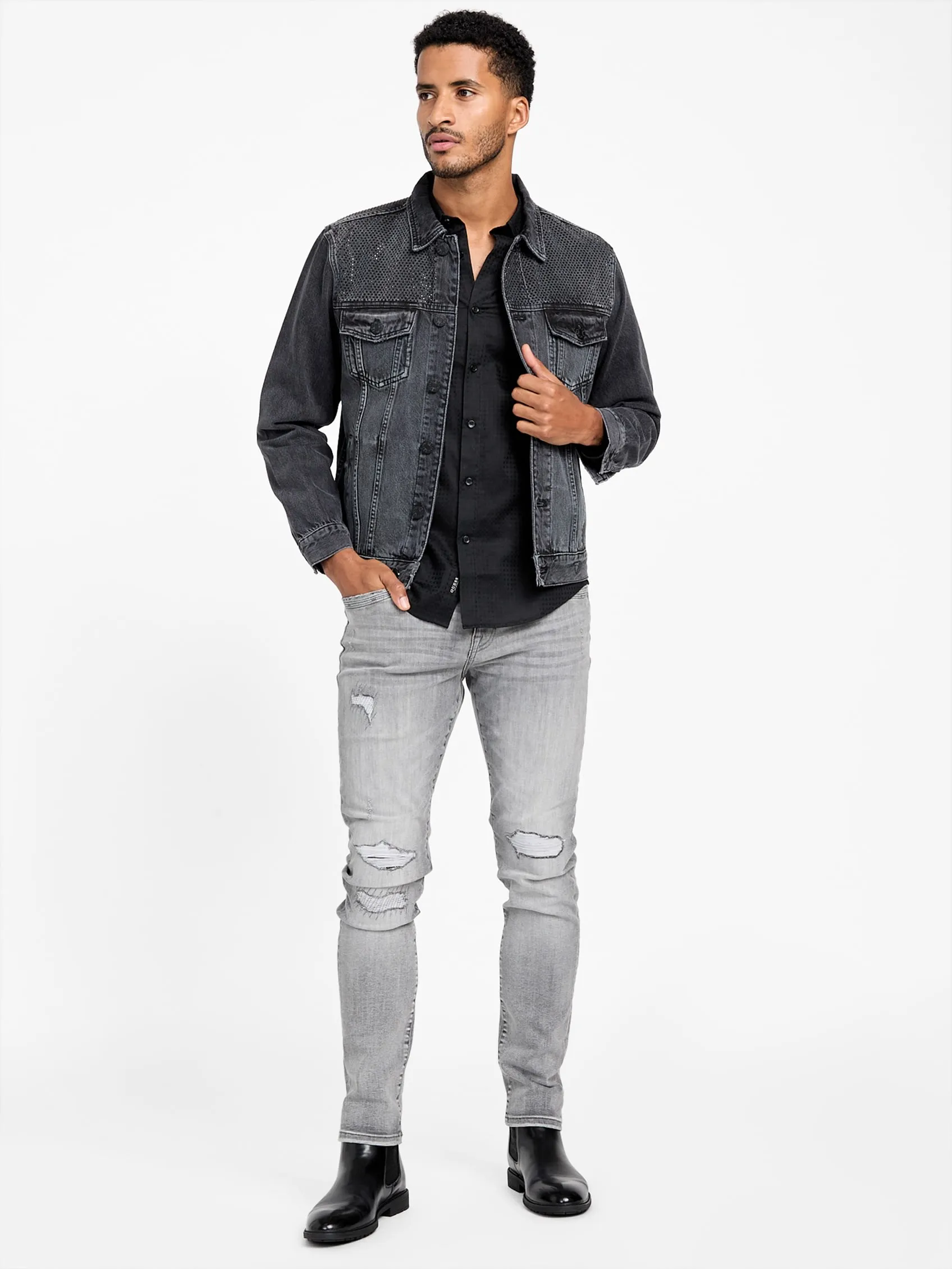 Kelsey Embellished Denim Jacket