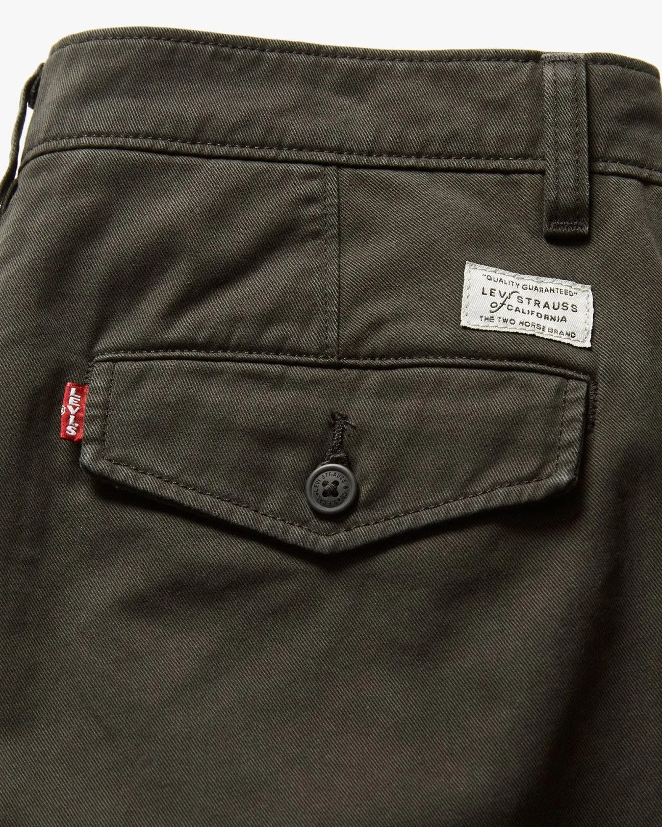 Levi's® XX Chino Authentic Straight Mens Chinos - Pirate Black Soft GD