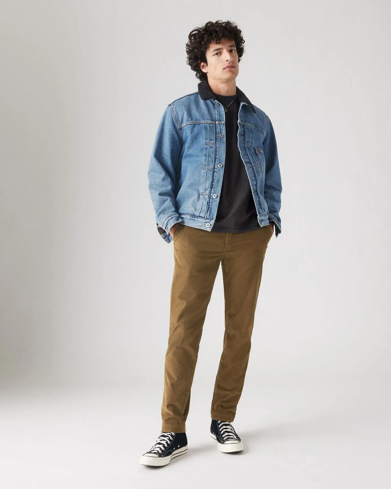 Levi's® XX Chino Standard II Regular Tapered Mens Cords - Karla Brown