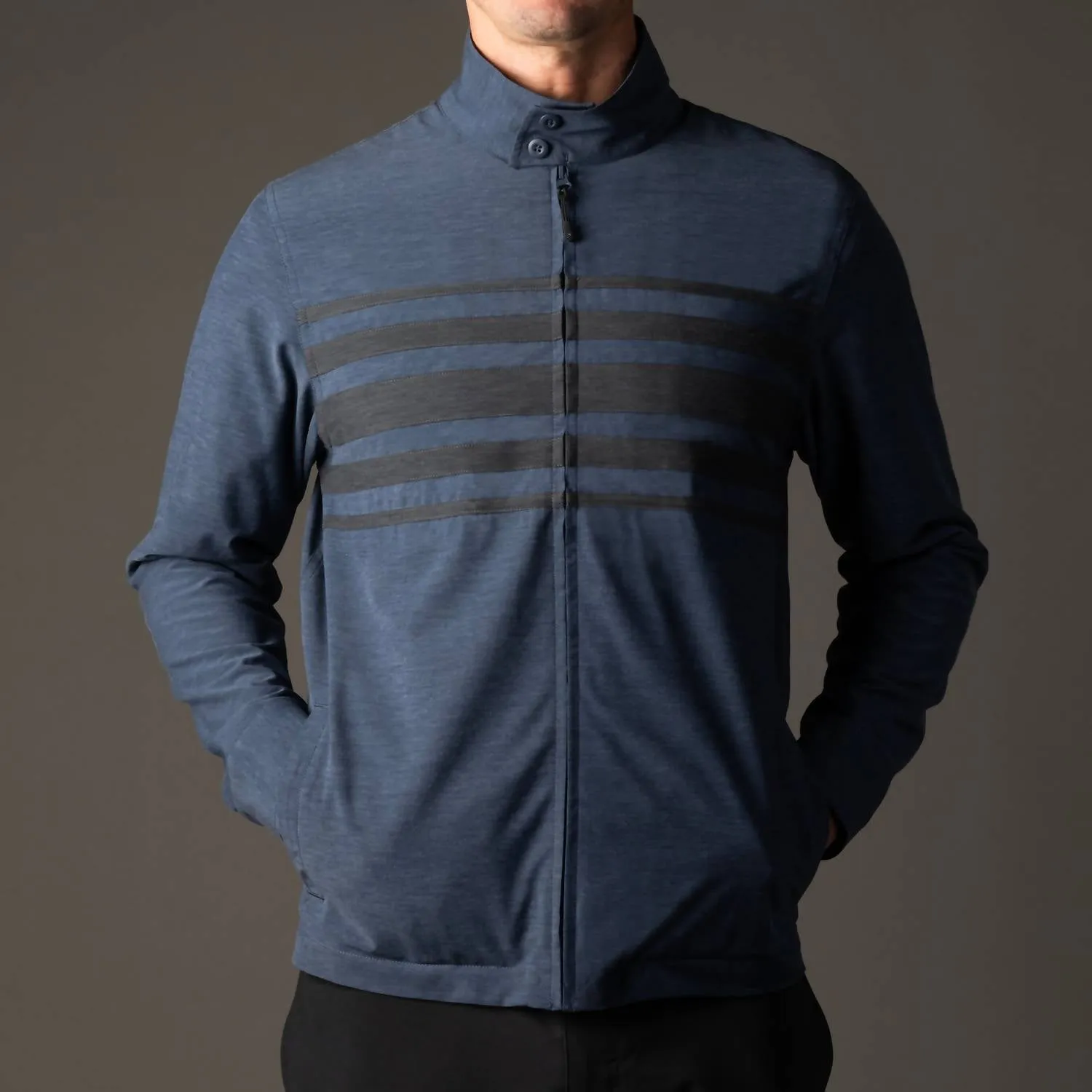 Lightweight Track Jacket In Navy