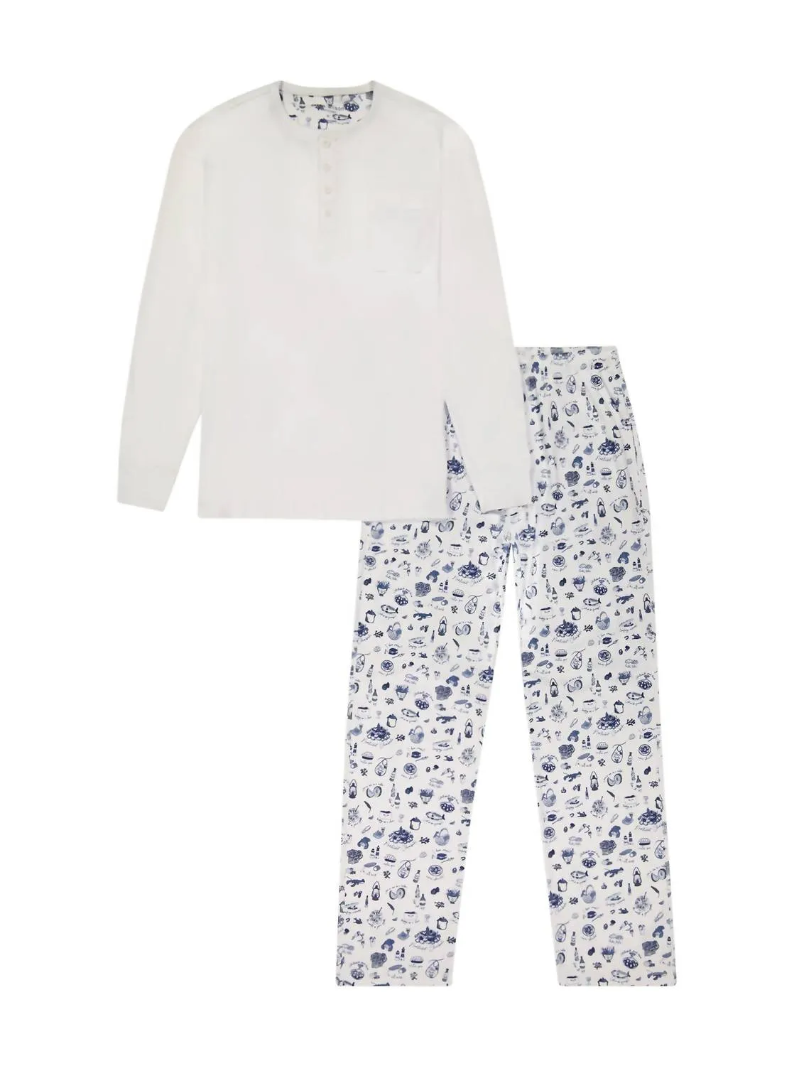 Long Pajama Set In Clambake