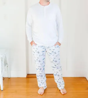 Long Pajama Set In Save The Whales